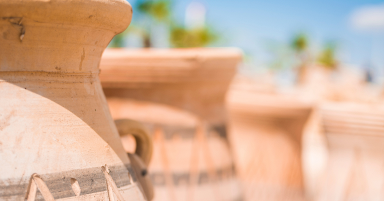 Clay Pots Water Storage for water sustainability
